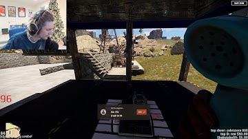 xQc Gets Stuck In A Trap Base On The OTV Rust Server | Rust Clips