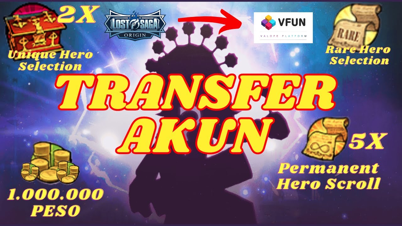 transfer akun lost saga origin