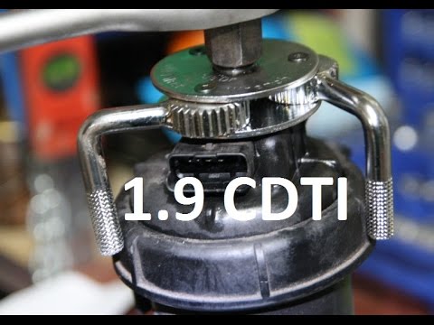 Wymiana Filtra Paliwa 1.9 Cdti JTDm Astra Vectra Zafira Z19dth Z19dt Saab Alfa Romeo Fiat