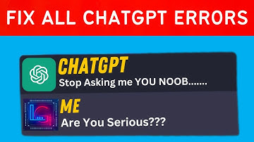 ChatGPT Errors: Quick fixes you need to know about Chat GPT