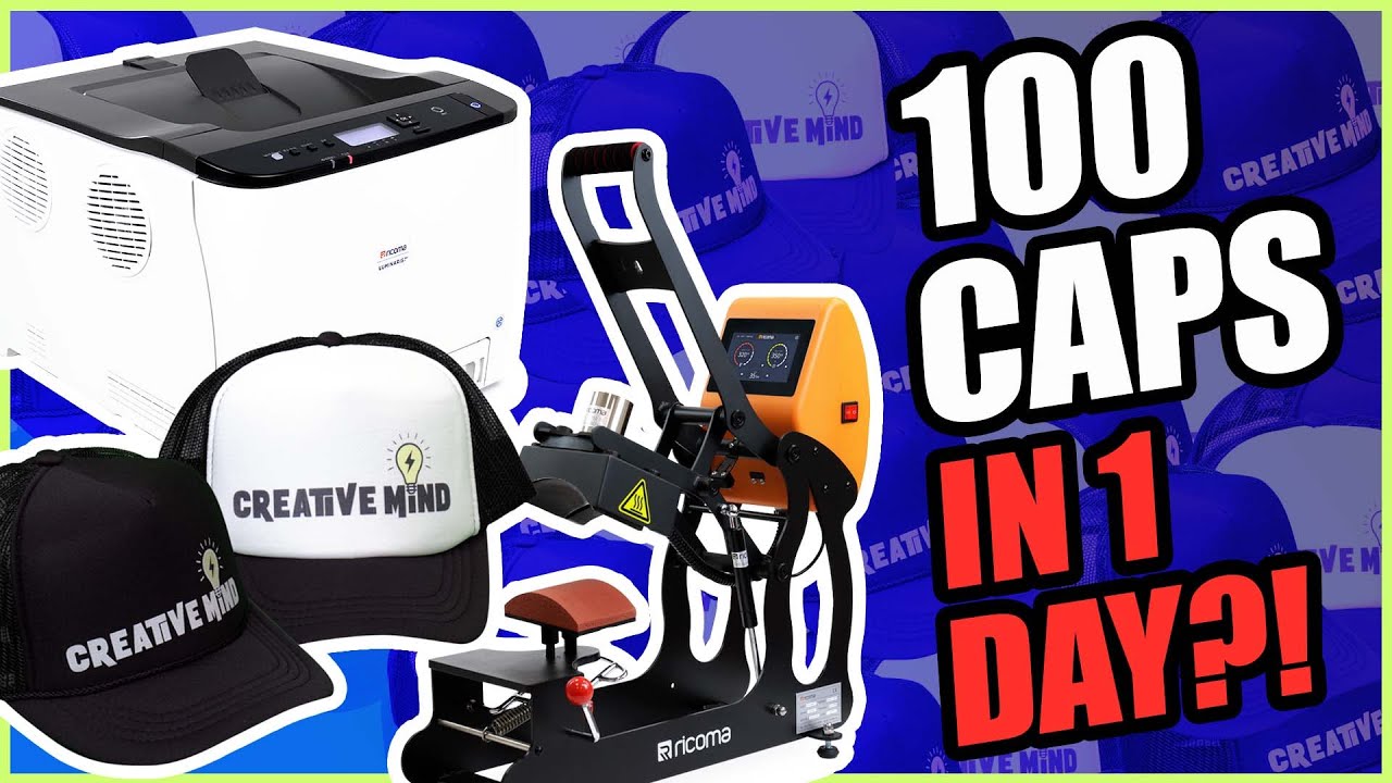 Printing 100 Kids Caps in 1 Day?!
