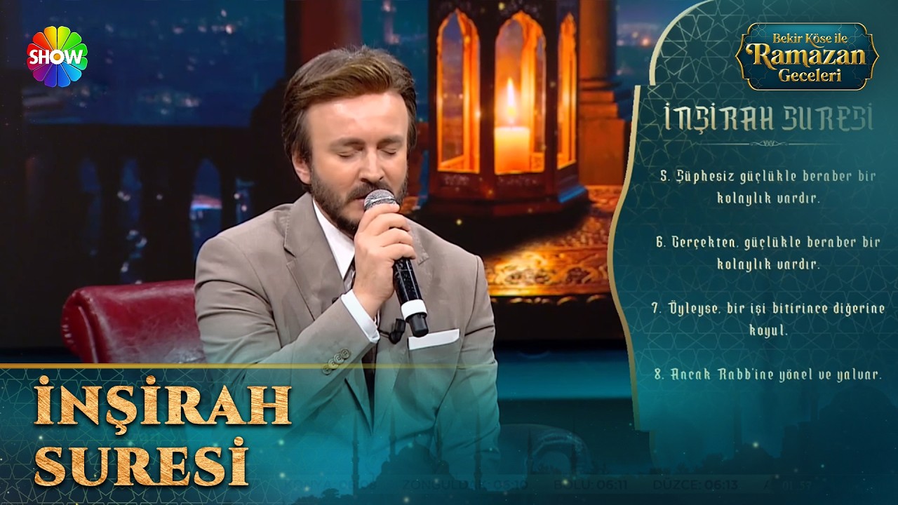 İnşirah Suresi'nde Rabb'imiz bize neler anlatıyor? | Bekir Köse İle Ramazan Geceleri 1. Bölüm