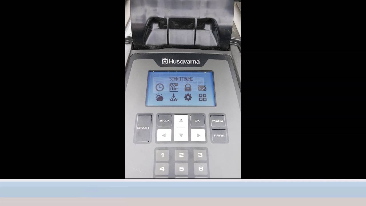 husqvarna automower menufuhrung und bedienung youtube