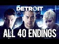 DETROIT BECOME HUMAN - ALL 100 ENDINGS (with secret endings and various options)