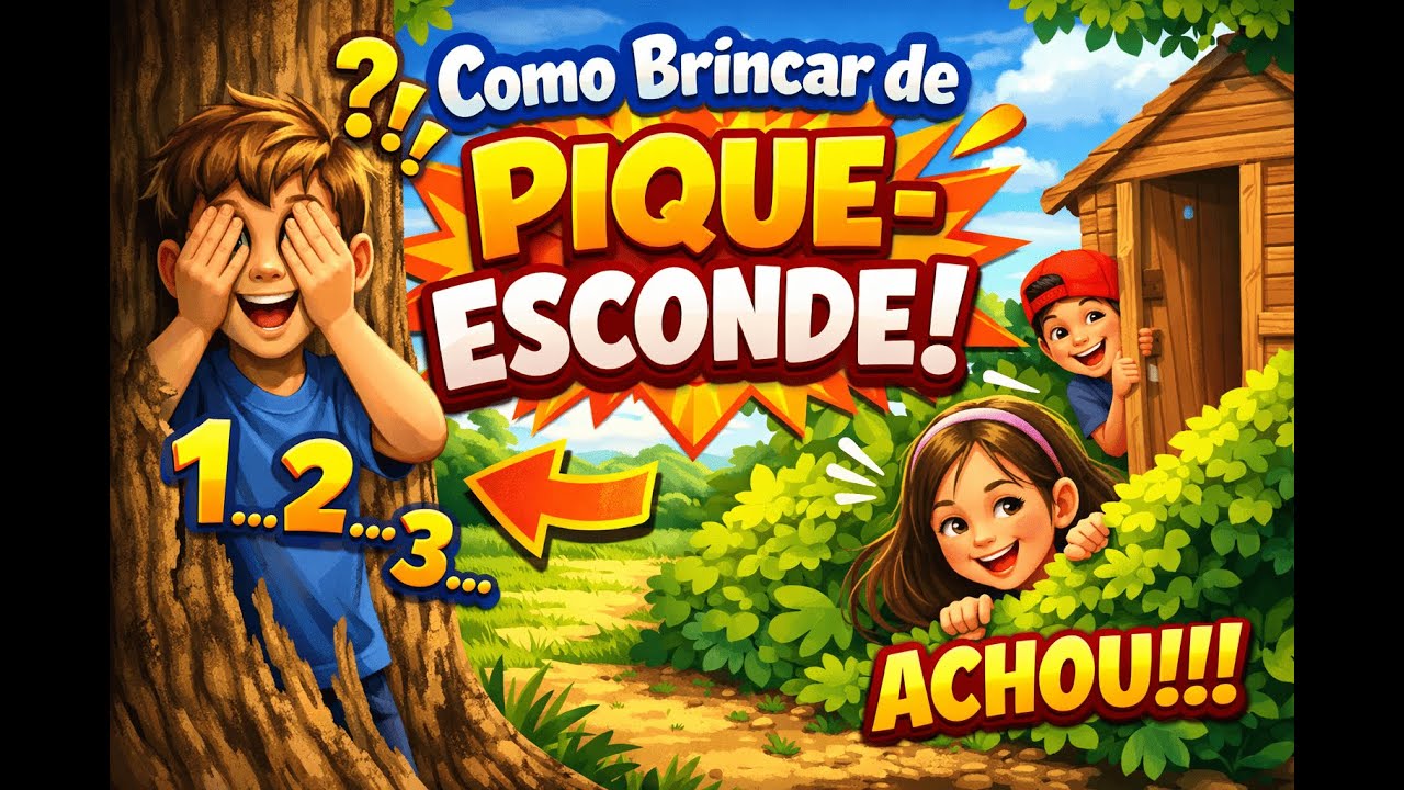 Como Brincar de Pique-Esconde (Regras, Dicas e Como Ensinar às Crianças!)