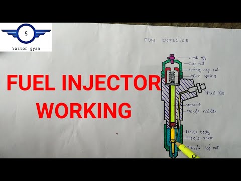 Fuel injector working ||principal , maintenance || by sailorgyan in