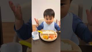 【食事】HARU/もくもく食事 (4.22）【2 years 1 month old】