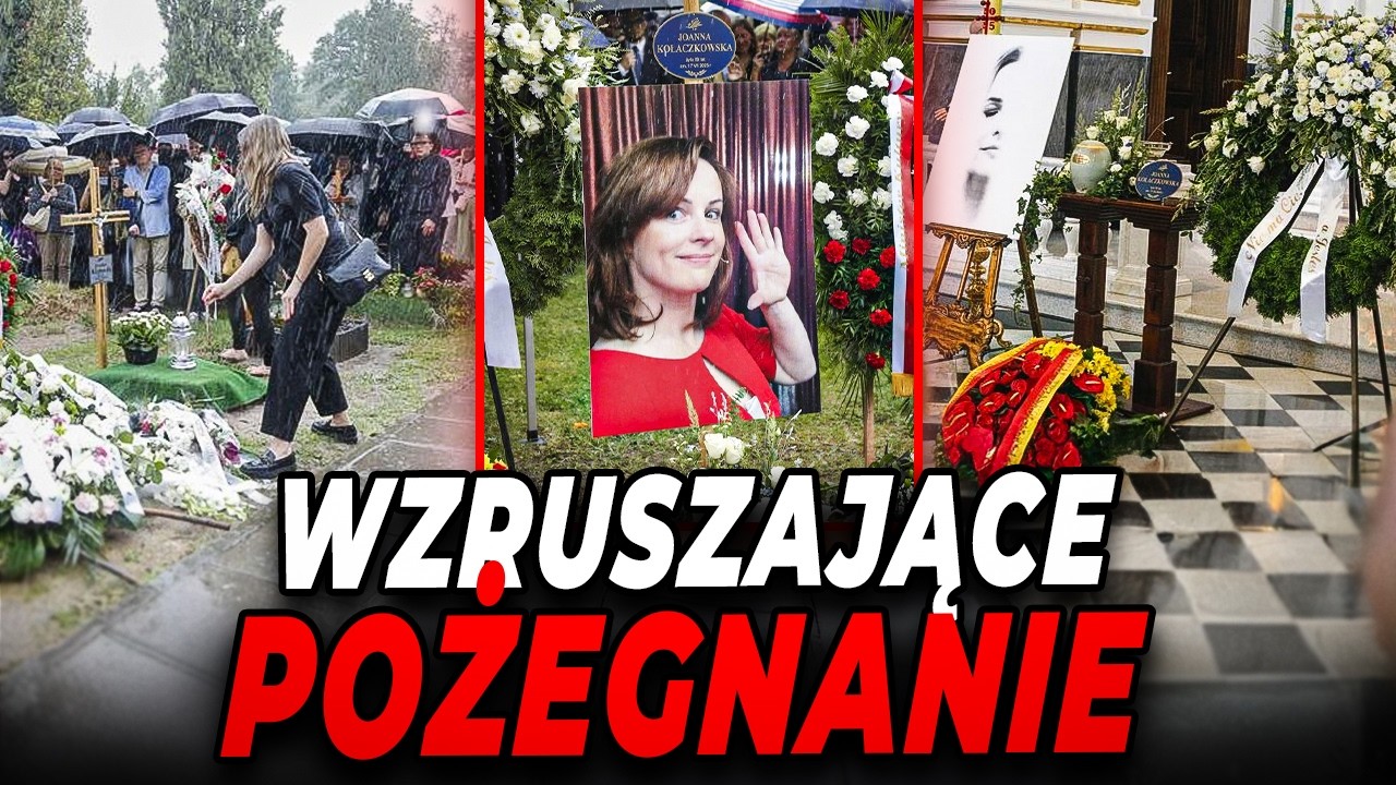 POGRZEB JOANNY KOŁACZKOWSKIEJ. POJAWIŁ SIĘ PRAWDZIWY TŁUM!