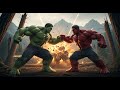 RAW POWER! HULK vs RED HULK LEGENDARY BATTLE! The Deep Forest Clash Shakes the Mountains!