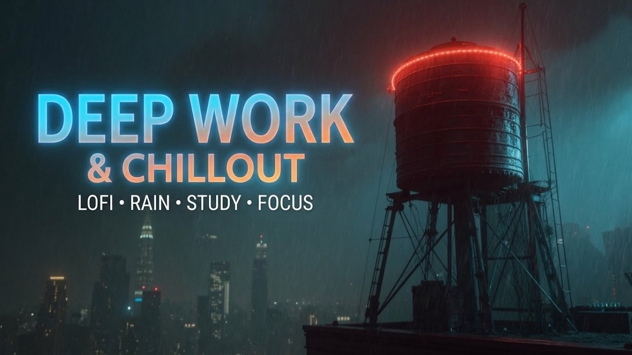 Deep Work Chillout | Rainy City Night ~ Deep Chillout Music for Focus ...