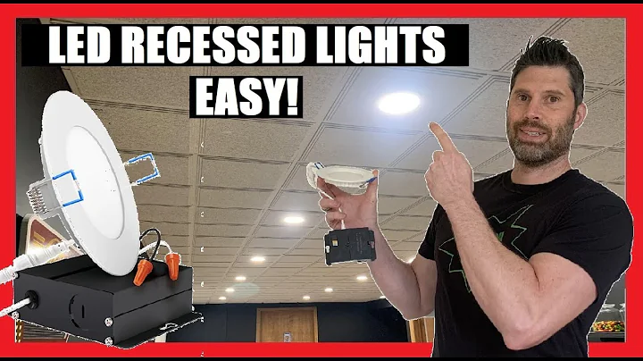 How to install LED Recessed Ceiling Lights EASY! Ultra Thin - Huge Upgrade! (Downlights Lighting)