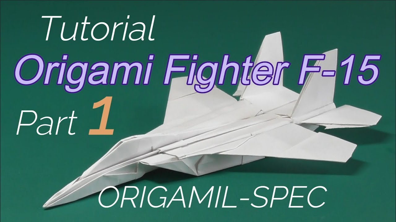 How To Make A F 15 Paper Airplane