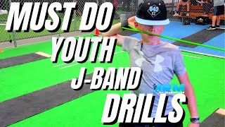 Must Do Youth J-Band Exercises For Beginner Baseball Pitchers & Throwers