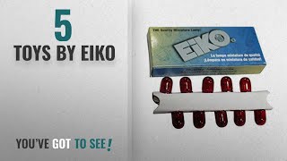 Top 10 Eiko Toys [2018]: Eiko #47-R 47R (Red) Bulbs, 6.3 V, 1 W, BA9s Base, T3-1/4 shape (Box of 10)