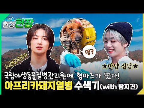 주무관님 산을 타야한다는 얘긴 없었잖아요😨ㅣ체험! 환경현장 #국립야생동물질병관리원 #ASF