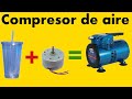 Como hacer un mini compresor de aire super potente!!