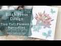 MORE Die Cuts Creating Layers | Birch Press Design | Flowers & Butterflies | Card Making Tutorial