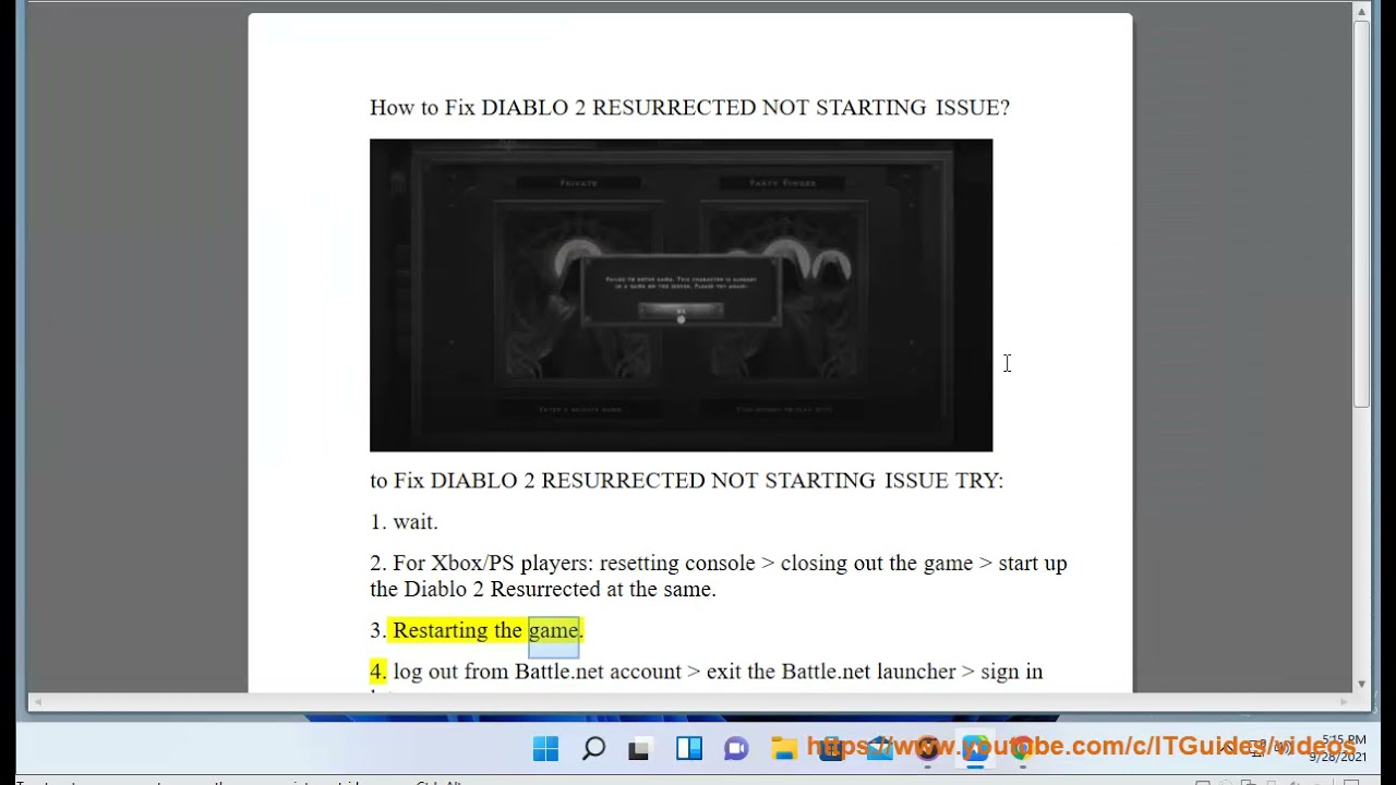 Fix DIABLO 2 RESURRECTED NOT STARTING ISSUE ON Windows 11/Windows 10/PS5/PS4/Xbox