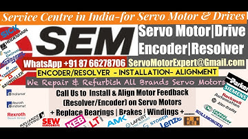 How to install Encoder Align Resolver Angle Adjust Servo Motor Drive data Parameters UAE Oman KSA