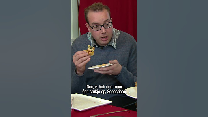 Sharing = caring, Sebastiaan! 🍰 #downtowndinner #npo3
