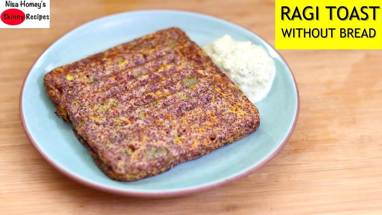 How To Make Ragi Toast - Ragi Millet Toast Recipe Without Bread - Healthy Breakfast | Skinny Recipes