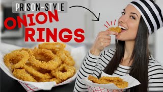 How to Make ONION RINGS...prison-style.😏 by Nicki Lee Bakes 2,020 views 3 years ago 5 minutes, 14 seconds