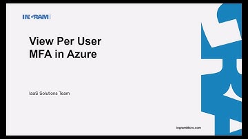 View Per User MFA in Azure