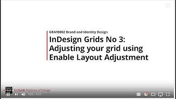 InDesign Grids No 3: Adjusting grid — Enable Layout Adjustment