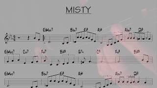 Misty (Erroll Louis Garner)- Fingerstyle Jazz (free sheet music pdf)