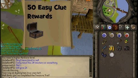 07 Scape - 50 (easy) Clue Scrolls Rewards - WITH COMMENTARY