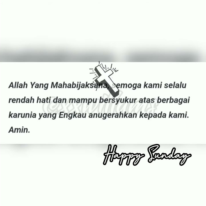 Story WA IG FB Rohani Kristen | Renungan Minggu 😇|