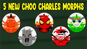 UPDATE - How to Find ALL 5 NEW CHOO CHARLES MORPHS in Find The Choo Charles Morphs