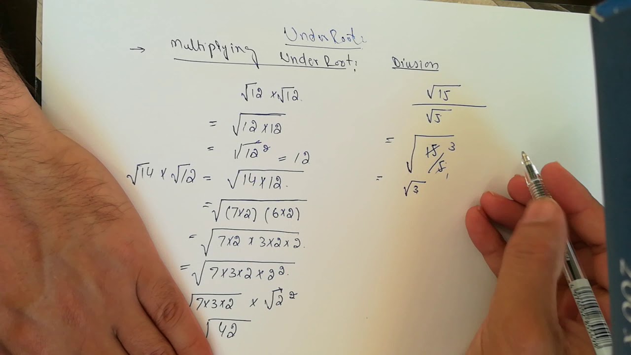 under-root-multiplication-division-addation-and-subtraction-youtube