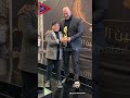 احمد التهامي وابنه في مهرجان الافضل بين الافضل الذي يقيمه راديو في السكة بحضور نجوم الفن