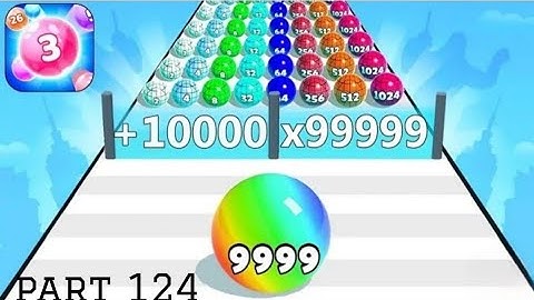 Ball Run 2048 - Gameplay Walkthrough Tutorial Levels (iOS, Android NinjaX YT is live! part - 124