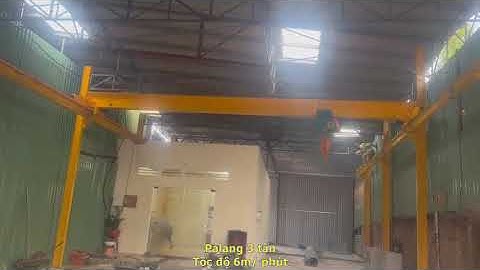 cầu trục dầm đơn 3 tấn  Cầu trục Trường Sinh   CT 01