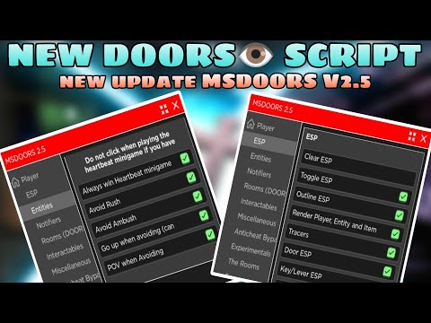UPDATED BEST DOORS Script | Updated MSDOORS V2.5 | Mobile•PC | Hydrogen•Delta•Fluxus•Arceus X