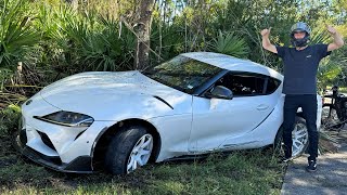 Crashed My DCT Supra Into a Tree