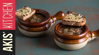 Onion soup with dark beer | Akis Kitchen