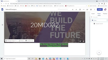 First Steps of creating google sites