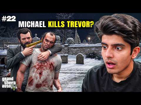 MICHAEL BETRAYED TREVOR | GTA 5 PART 22 (HINDI DUBBED) [UNCENSORED 🔞]
