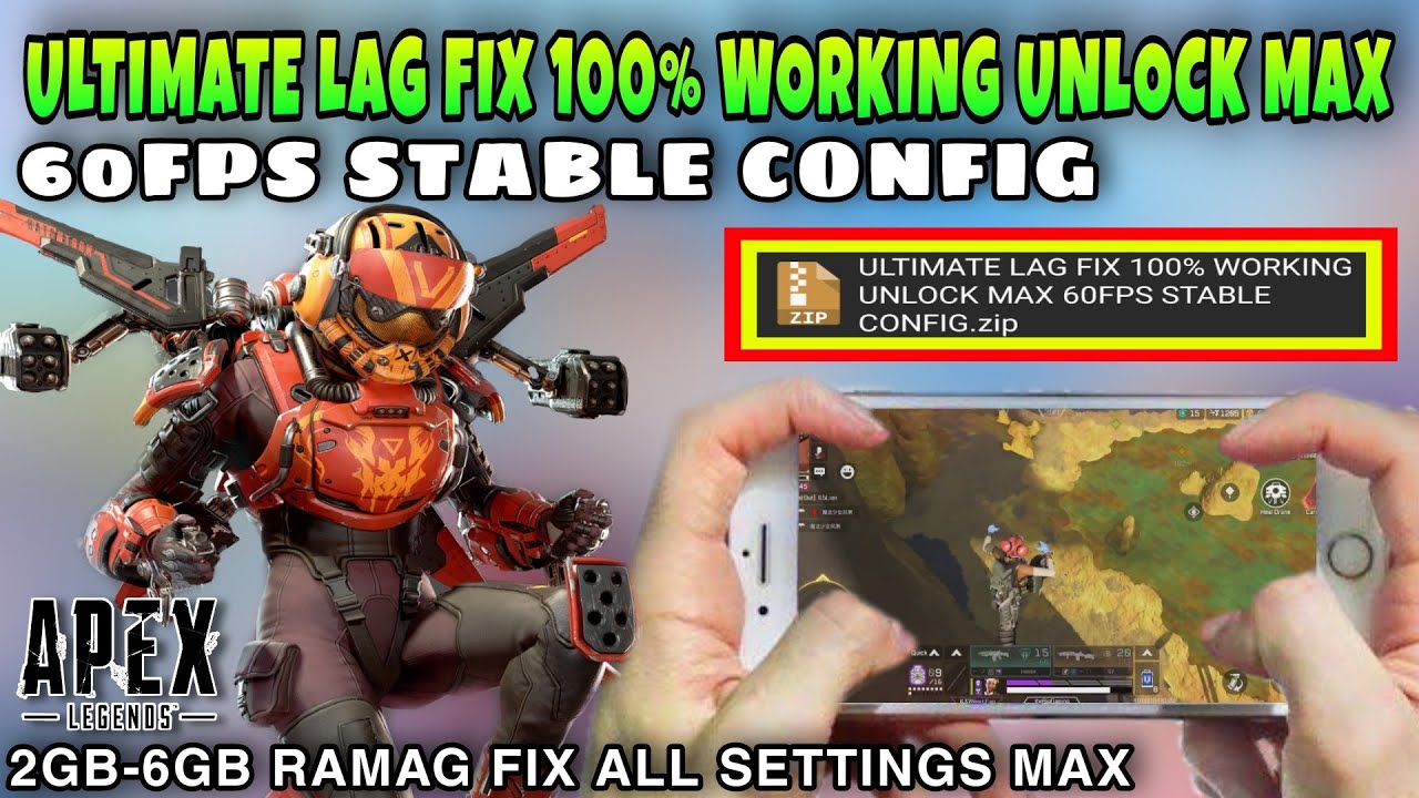 APEX LEGENDS NEW UPDATE LAG FIX 60FPS | APEX LEGENDS MOBILE CONFIG | FIX LAG APEX LEGENDS