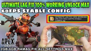 APEX LEGENDS NEW UPDATE LAG FIX 60FPS | APEX LEGENDS MOBILE CONFIG | FIX LAG APEX LEGENDS screenshot 4