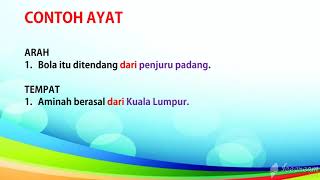 PERBEZAAN DARI DAN DARIPADA [Tahun 5 Tatabahasa]