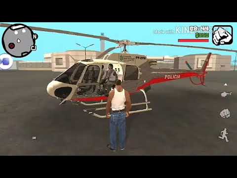 Como Pegar o Helicoptero da Polícia - GTA San Andreas 