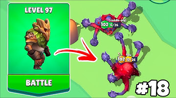 Dino io 3D : Merge Dinosaur game in MAX LEVEL ⭐ Merge Simulator Battles ( PART - 18) BLQT