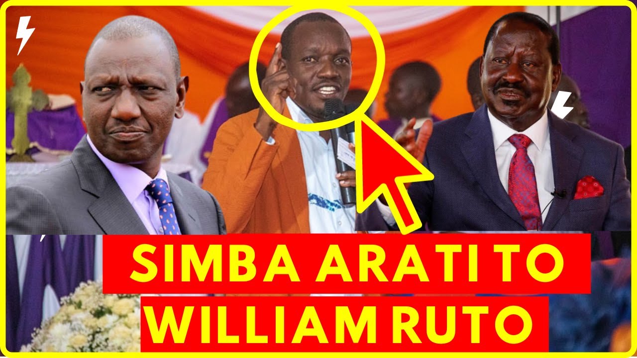 Emotional Showdown🔥: Simba Arati's Heartfelt Message to Ruto Brings Raila Odinga to Tears in Migori!
