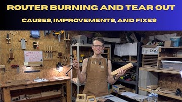 Router Tear Out And Burning - How To Make A Bad Situation Better. Climb Cut Tutorial Included.