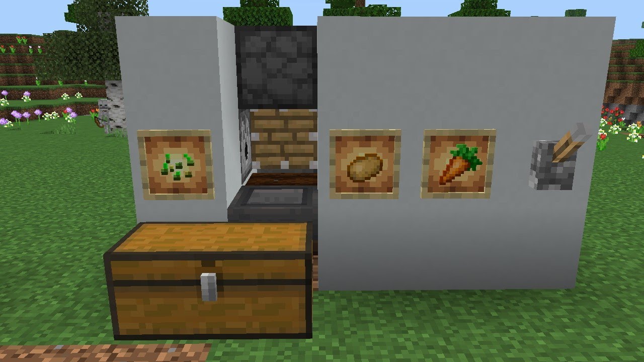 Easy food farm 1.19 Crops farm bedrock 2023 easy potato farm in Minecraft YouTube