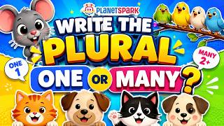 Lets Learn Plurals! ✍️ English Writing Practice (KG to Primary)